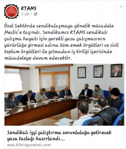 ktams sendika açıklama